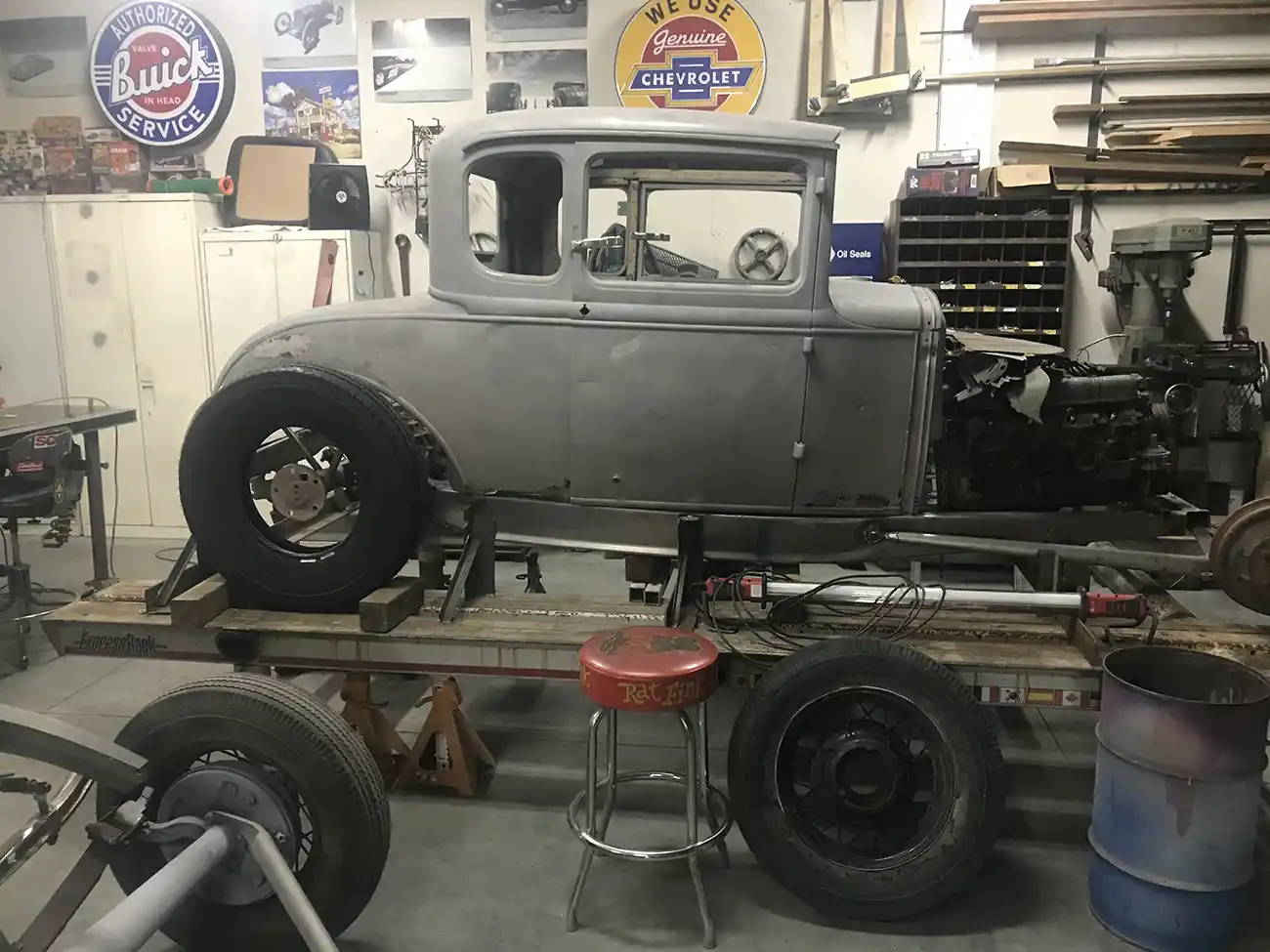 1930 Model A Coupe Before