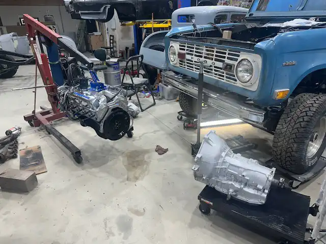 ford bronco motor swap